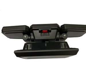 Lampe solaire extérieure pour garage et jardin, 3 têtes, détecteur de mouvement, lumière étanche IP54, éclairage mural à large angle de 270°, 3 modes, 74 LED - Product Image 2