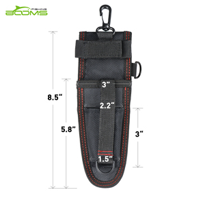 Funda de nailon para herramientas Booms Fishing BFFAP02 de 8.5 pulgadas con dos espacios de almacenamiento y doble función - Product Image 5