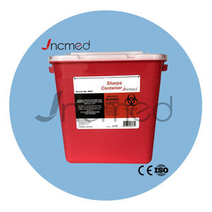 Контейнер для острых предметов объемом 7 л для домашнего и профессионального использования, для утилизации биологически опасных игл и шприцев, с крышкой типа почтового ящика, медицинского класса - Product Image 1
