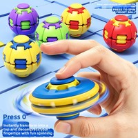 Juguete Antiestrés Luminoso en Forma de Rábano, Estilo TikTok, Bola Giratoria, Colorido, Ideal para Promociones