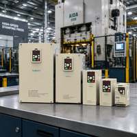 VFD Kompak 480V 0.75kW 3.7kW 5.5kW 7.5kW Kontrol V/f Inverter AC Pengatur Frekuensi Variabel untuk Mesin Stamping Kecepatan Tinggi