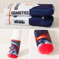 Drôle interactif peluche chien Cigarette jouets 3 paquets Giggle Puff Stick jouets avec une boîte