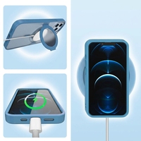 Étui de téléphone magnétique moulé par injection personnalisé pour iPhone, portable, antichoc, anti-chute, découpes précises, anneau magnétique puissant