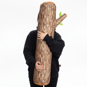 Cuscino decorativo e decorativo morbido lungo in legno - Product Image 1