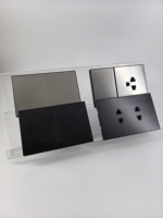 Accessoire électrique en acier inoxydable 118, 1 gang 1 voie + prise thaïlandaise, pour usage domestique et hôtelier, vente chaude