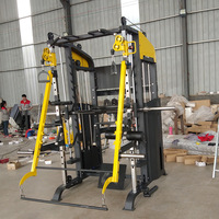 Equipo de Gimnasio Comercial Todo en Uno: Máquina Smith, Entrenador Funcional, Power Rack y Cable Crossover