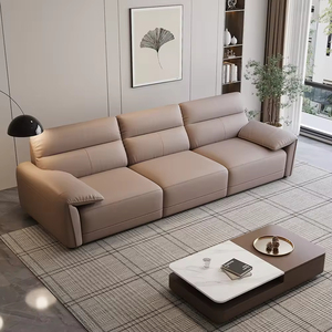 <span class=keywords><strong>Canapé</strong></span>-lit en cuir électrique de haute qualité, multifonctionnel, moderne, de style Chesterfield, en forme de L, trois places, pour salon, maison - Product Image 1