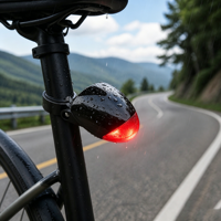 Rastreador GPS Oculto para Bicicleta con GLONASS, 4G LTE, GSM, Antirrobo, Antipérdida, Impermeable, Recargable, con Luz LED de Advertencia, Compatible con PC