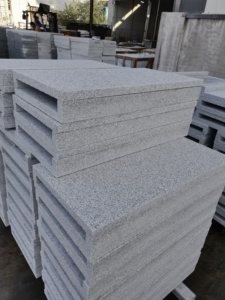 Cambogia fornitore di bordo dritto <span class=keywords><strong>Coping</strong></span> per piscina borda grigie grigio granito grigio granito naturale all'aperto - Product Image 4