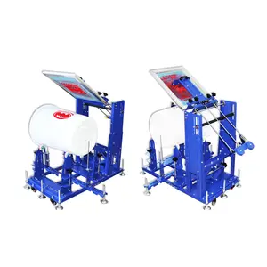 Factory Price Manual Oil Drum Screen Printing Machine