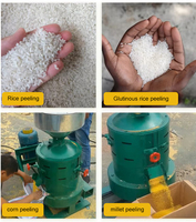 Catégorie Produit Machine d'automatisation d'épluchage de soja 2800 R/min Éplucheur de haricot de lupin et décortiqueur de maïs pour moulin à riz sec de blé