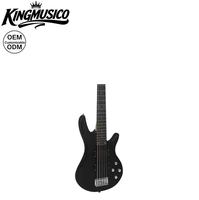 Hot Selling Black 5 String Electric Bass Guitar Entry Level Five String Bass Instrument for Beginners Practice Live Performance