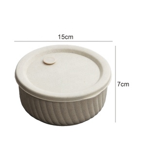 Top Seller Wheat <strong>Straw</strong> <strong>Bowl</strong> Set <strong>With</strong> Lid Eco Friendly Wheat <strong>Straw</strong> Noodle <strong>Bowl</strong> - Product Image 2