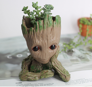 Nuovo arrivato Baby <span class=keywords><strong>Groot</strong></span> Flowerpot fioriere succulente Flower The Guardians Of Galaxy Tree Man Action Figures - Product Image 2