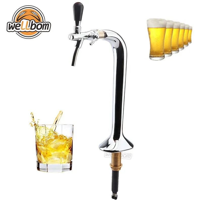 Bierbar Drei Wasserhahn Tap Snake Font Draft Entwurf Bierturm Spender