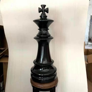 Estatua Grande de Rey y Reina de Ajedrez de Resina, Adorno Decorativo Artístico para Exteriores, Zonas Escénicas, Clubes, Hoteles, Ventanas, Patios, Regalo Empresarial - Product Image 6