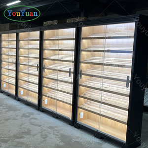 Humidor <span class=keywords><strong>de</strong></span> <span class=keywords><strong>Cedro</strong></span> <span class=keywords><strong>de</strong></span> Doble Puerta con Luz LED, Capacidad para 4000 Cigarros, Listo para Enviar, <span class=keywords><strong>Vitrina</strong></span> para Tienda <span class=keywords><strong>de</strong></span> Cigarros - Product Image 6