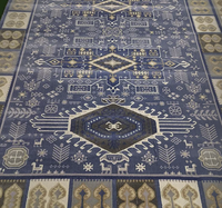 Kaili Modern Makine Yapımı Leke Tutmaz Ateşe Dayanıklı Polyester Peluş Havlı 6.5mm Kalınlığında Halı Oturma Odası İçin