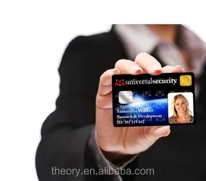 Luxo Olhar Contato Cartão Chip PVC Alta Qualidade Baixo Preço Cartão Bancário Smart Business IC Card
