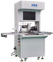 Machine d'étiquetage automatique de précision avec système de vision CCD pour l'étiquetage des surfaces planes de petites bouteilles cosmétiques