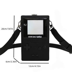 Sacs à bandoulière en forme de console de jeu créative, sac à bandoulière unisexe pour femme, sac à bandoulière de designer, chaînes d'hiver, PU de haute qualité, petit sac messager - Product Image 2