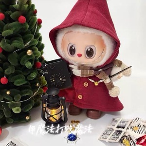 A <strong>Small</strong> Elf Bubu <strong>Doll</strong> with a Colorful Cloak, a Two-generation Vinyl Figurine, a Sitting Party Outfit Set. - Product Image 5