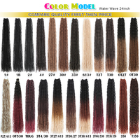 Cheveux synthétiques à tresser pré-bouclés Water Wave pour tresses Passion Twist à basse température