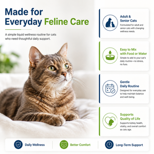 Wholesale Feline <strong>Renal</strong> Support Drops for Senior <strong>Cats</strong> Botanical-sourced Kidney Wellness Liquid N-Acetyl Glucosamine Bulk Supply - Product Image 5