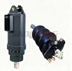 Perfurador Hidráulico de Solo e Rocha de Alto Torque e Eficiente com Motor, Caixa de Câmbio e Rolamento para Escavadeiras de 2-6 Toneladas - Product Image 2