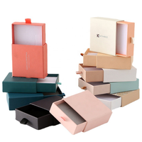 Boîte à papier coulissante en papier, cadeau personnalisé, boîte à tiroir en carton de bonne qualité