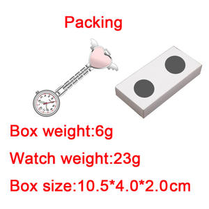 Nouvelle infirmière montre Portable ange coeur amour Quartz femmes Clip broche infirmière médecin suspendus montres Fob montre chiffre <span class=keywords><strong>arabe</strong></span> - Product Image 6