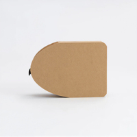 Tabouret pliable en papier kraft imperméable, forme nid d'abeille, rond, pour salon, siège supplémentaire