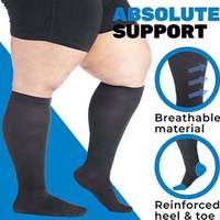 Bas de contention médical professionnel en Spandex/Nylon pour varices, compression 23-32 mmHg, anti-œdème, pour femmes matures