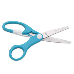 Household Scissors Blue Stainless Steel Small Craft Paper Cutting Office Use - Product Image 3