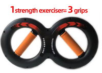 Entraîneur de bras renforcer les muscles de la poitrine/des bras Exerciseur 360 degrés rotatif 8 en forme de pince à main Fitness Twister Arm Trainer