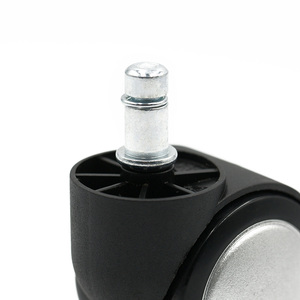 Evrensel yüksek kaliteli yüksek yük döner 2 inç/2.5 inç siyah ofis koltuğu masa tekerlek açık okul - Product Image 4