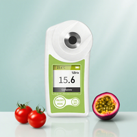 Handheld Digital Fruit Juice Sugar Meter with Auto Brix Measurement Digital Refractometer 0.2% Accuracy 0-55%Brix Range