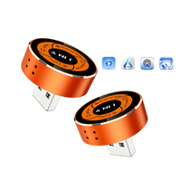 Caja Inalámbrica 4 en 1 para Carplay, Sistema Linux, Android Auto, Airplay, Miracast, Duplicación de Pantalla, Conexión por Cable, WiFi 2.4G/5G + Portátil
