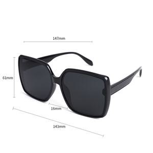 Nouvelles lunettes <span class=keywords><strong>de</strong></span> soleil rétro carrées grand format UV400 <span class=keywords><strong>de</strong></span> style Instagram <span class=keywords><strong>de</strong></span> Corée du Sud, unisexe, pour photos <span class=keywords><strong>de</strong></span> rue, lunettes <span class=keywords><strong>de</strong></span> soleil pour petits visages - Product Image 6