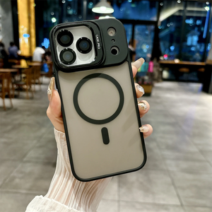 Custodia opaca per fotocamera per <span class=keywords><strong>iPhone</strong></span> 17 Air 16 16E 15 14 Plus 11 12 <span class=keywords><strong>13</strong></span> Pro Max Cover rigida per obiettivo magnetico - Product Image 4