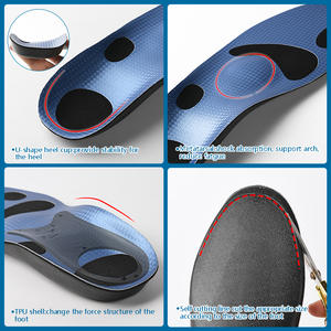 Sol dalam dukungan lengkungan berdiri sepanjang hari Anti lelah ketahanan aus sol kaki datar Plantar Fasciitis bantuan Orthotics sol pemasok - Product Image 3