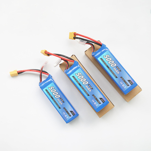 6S 5000mAh 70C LiPo Drone <b>Battery</b> 22.2V High Discharge Pack XT60 Plug Soft Case for FPV UAV A+ Cell 800 Cycles - Product Image 1