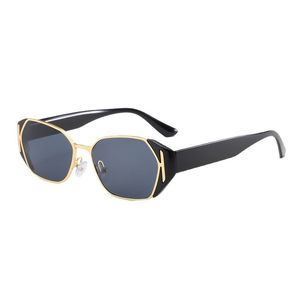<b>Small</b> Ice Cube Y2K Square <b>Frame</b> <b>Sunglasses</b> Women's Retro UV400 Protection Black Metal Plastic <b>Frame</b> 2025 Trendy Style - Product Image 1