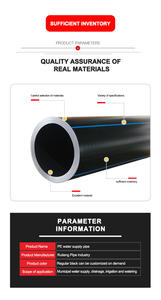 SDR13.6 PN12.5 600mm HDPE Pipe Matériau PE durable résistant aux tremblements de terre et flexible pour les villes côtières du Pacifique - Product Image 6