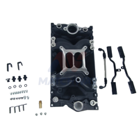 Collecteur d'admission MATCHWAY en aluminium noir usiné CNC, pour moteur SBC EFI Small Block pour Chevy Vortec 350 96