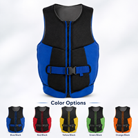 Gilet de sauvetage pour rafting en eaux vives 150N, tissu robuste 600D, PFD commercial pour kayak, canyoning, sauvetage aquatique
