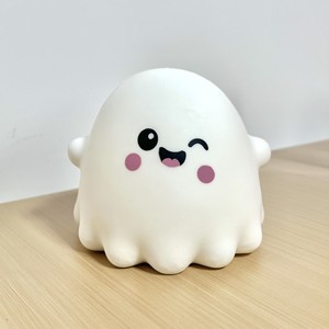 Jouet Squishy Anti-Stress Monstre Fantôme de Dessin Animé pour Halloween, Design Créatif, Jouet à Presser Fidget - Product Image 6