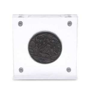 Kệ Trưng Bày Bằng Nhựa Acrylic Hình Vuông Trong Suốt Để Đựng Huy Chương Và Tiền Xu - Product Image 6