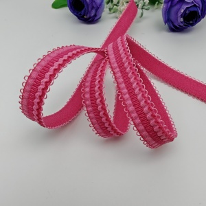 Factory Wholesale Sewing Strap for Bra Nylon <b>Elastic</b> Webbing Customizable for Garment Use Underwear Custom Woven Solid Color - Product Image 1