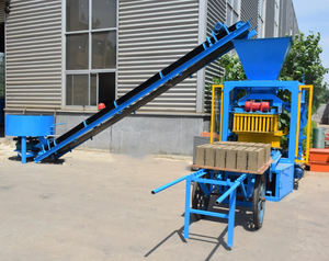 Máquina Semiautomática para Bloques de Hormigón Huecos Jamaica QT4-26, Produce Ladrillos de Cemento de <span class=keywords><strong>6</strong></span> y 8 Pulgadas - Product Image 2